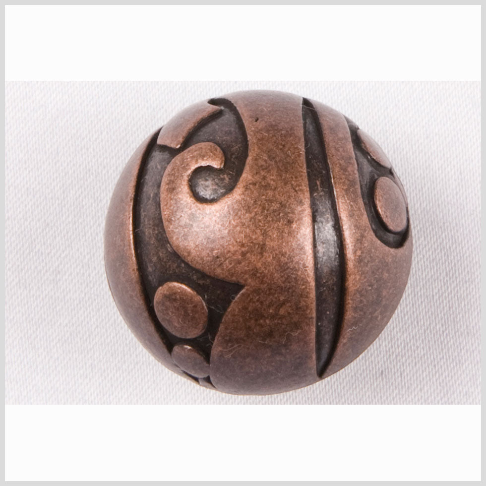 Old Copper Metal Button - 28L/18mm - Joann Fabrics