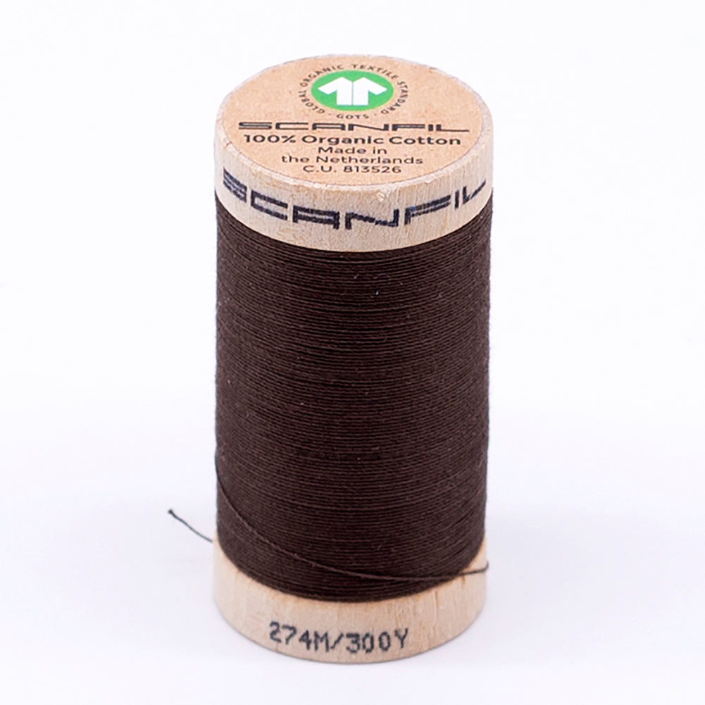 SCANFIL® 30wt Organic Pima Cotton Thread 300 yds - 4864 Coffee Liqueur - Joann Fabrics