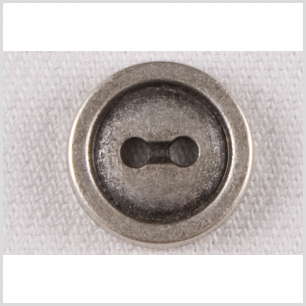 Silver Metal Coat Button - 24L/15mm - Joann Fabrics