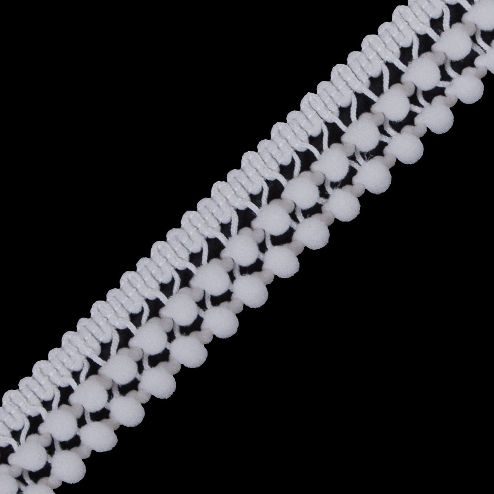 Off-White Two Row Mini Pom Pom Trim - Joann Fabrics