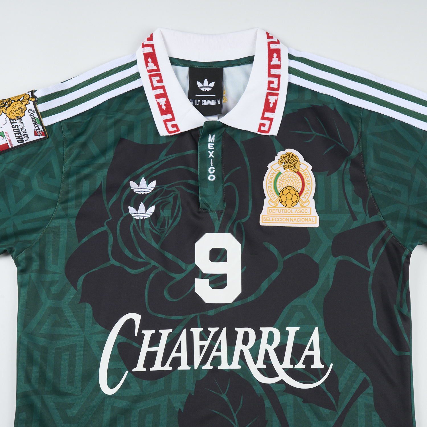 Mexico 2026 x Willy Chavarria AOP Retro Style Green Jersey - UnitedFutballJersey