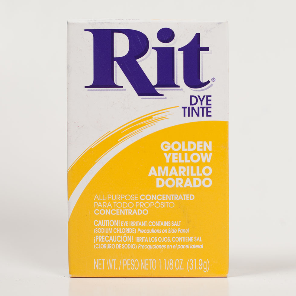 Rit All-Purpose Box Fabric Dye - Golden Yellow - 1 1/8oz - Joann Fabrics