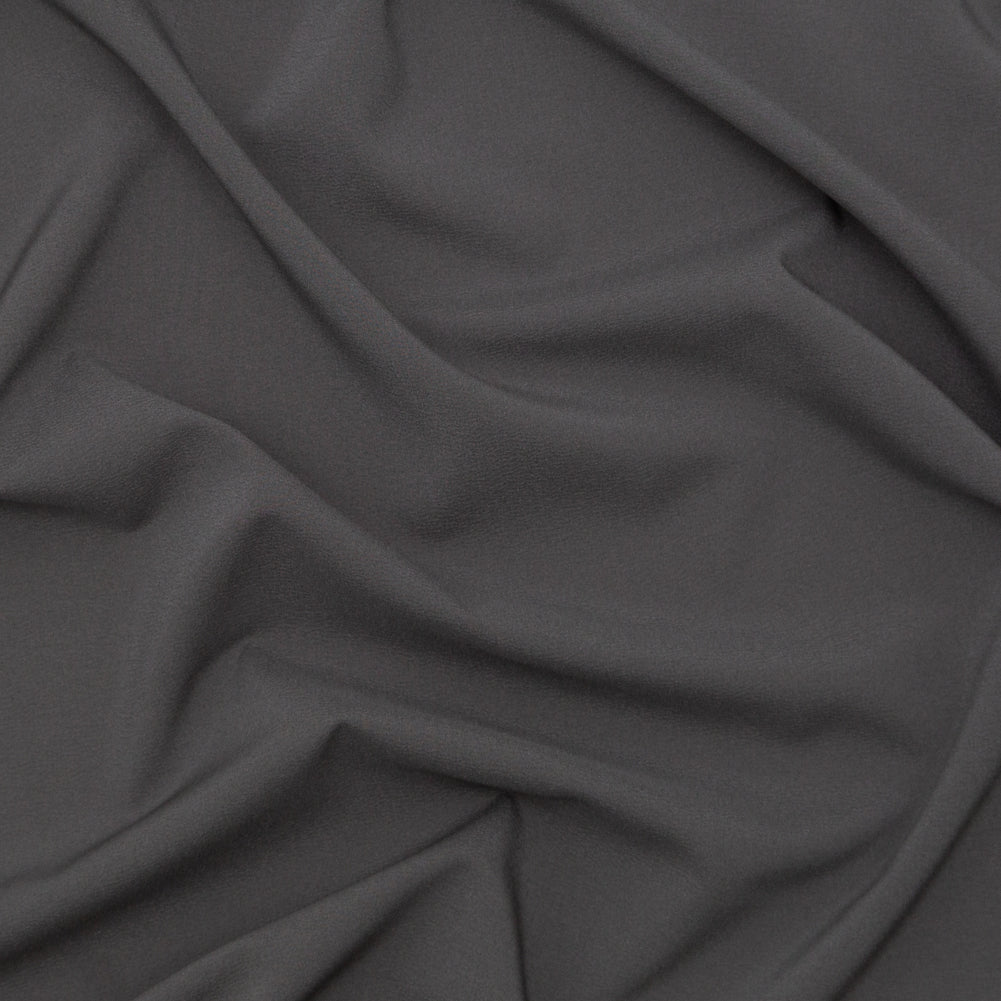 Theory Pewter Stretch Polyester Crepe de Chine - Joann Fabrics