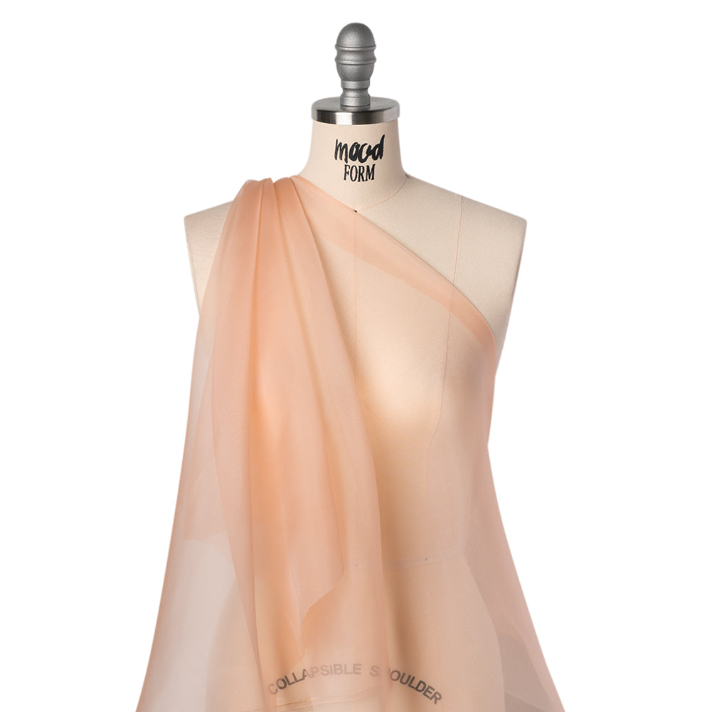 Silk Organza - Peach - Famous Australian Designer Deadstock - Joann Fabrics