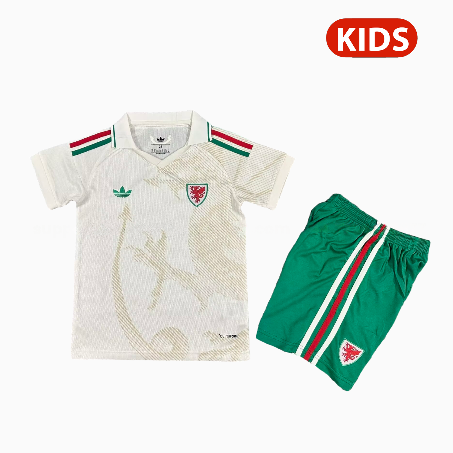 Wales 2026 Away Kids Kit - UnitedFutballJersey