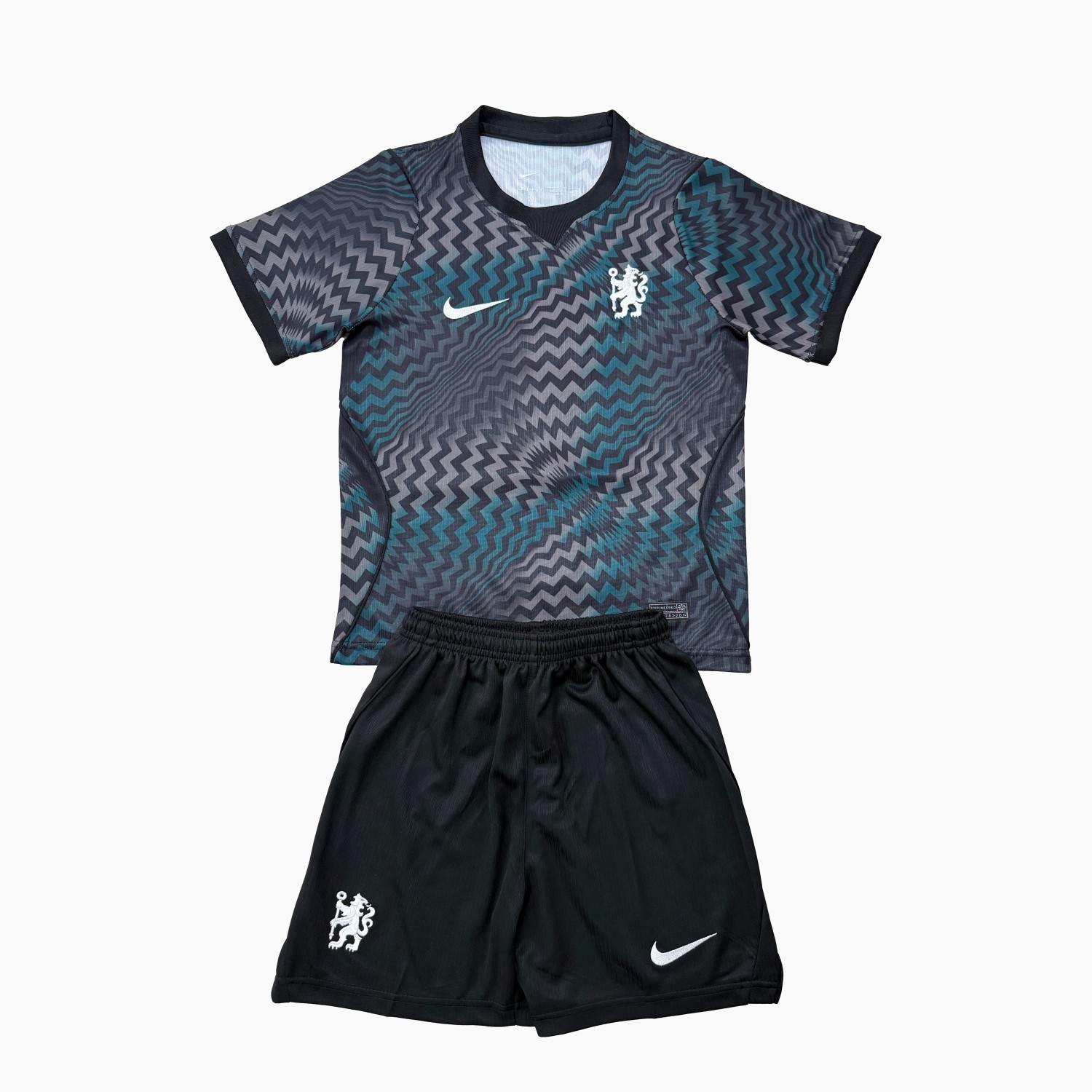 C.H.E.L.S.E.A 26-27 Black Goalkeeper Men's Adult Jersey Set - Fans Version - UnitedFutballJersey
