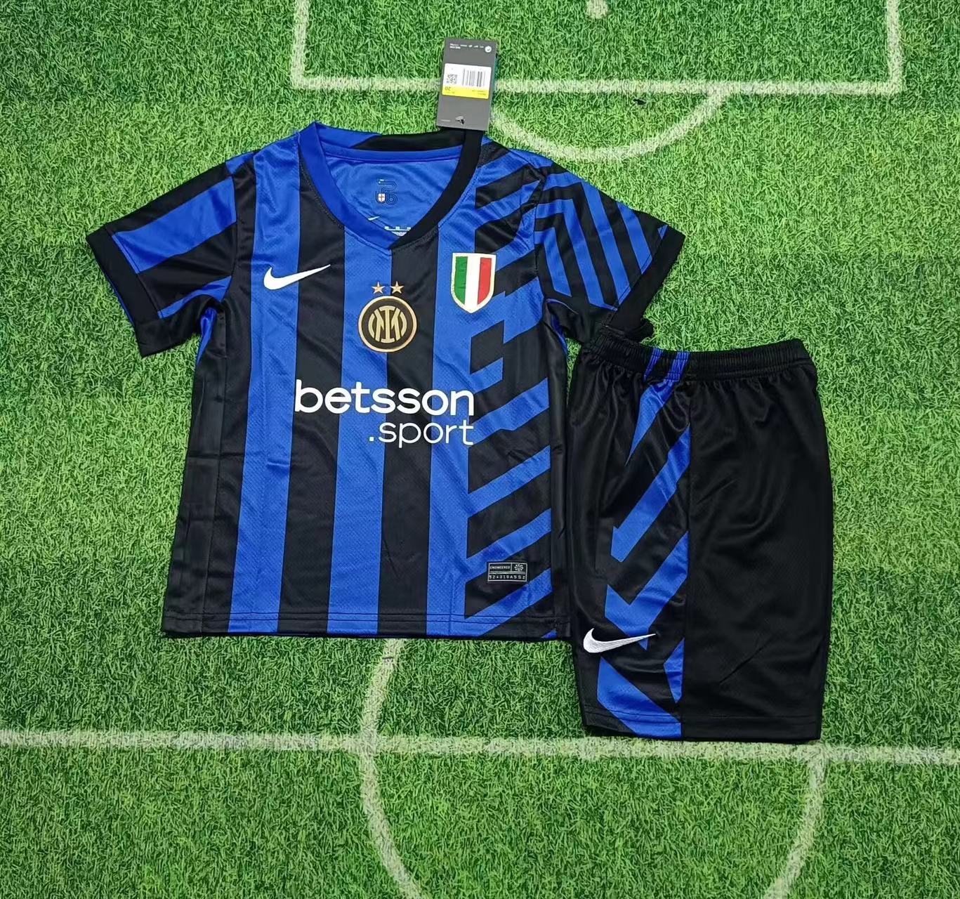 2024/2025 Inter Milan Home Football Jersey1:1 Quality Thai Kids Size