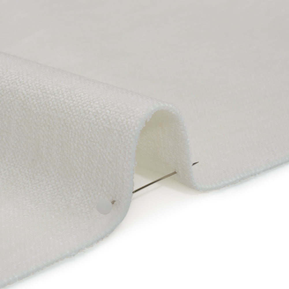Upholstery Chenille with Latex Backing - Snow - Tonnet Collection - Joann Fabrics
