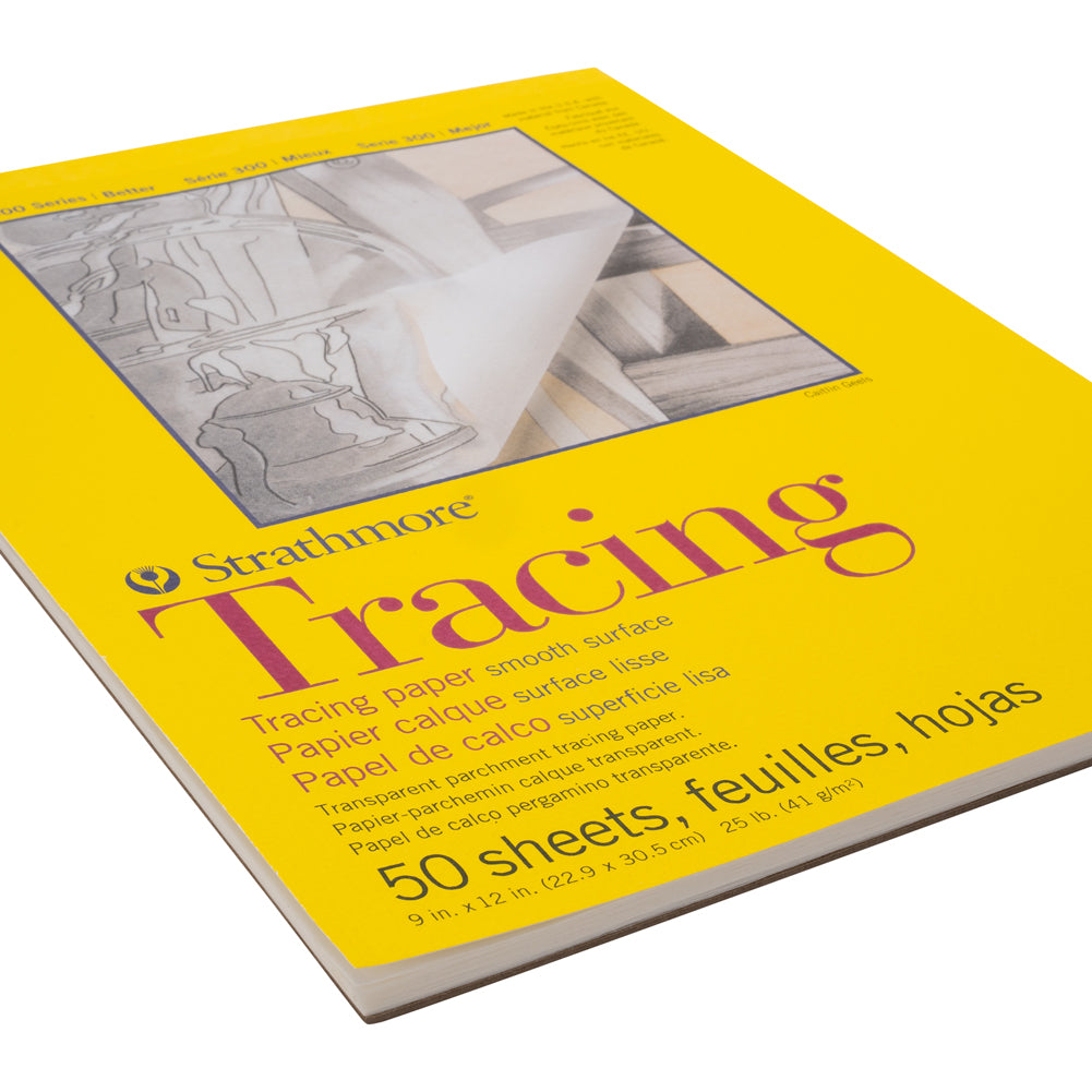 Strathmore 300 Series Transparent Parchment Tracing Paper - 50 Sheets, 25lb - 9