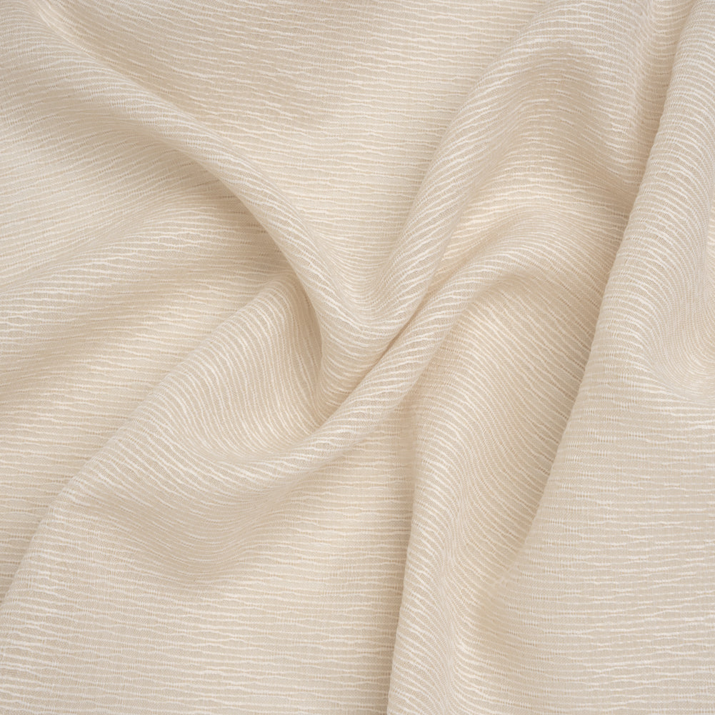 Corded Double Wide Drapery Sheers Fabric - Sand Abstract Texture - British Imported - Joann Fabrics