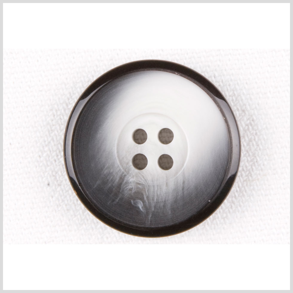 Black/White Plastic Button - 32L/20mm - Joann Fabrics