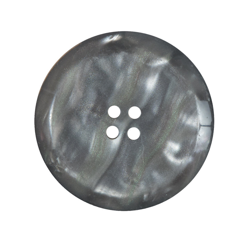 Gray Iridescent 4-Hole Narrow Rim Plastic Button - 44L/28mm - Joann Fabrics