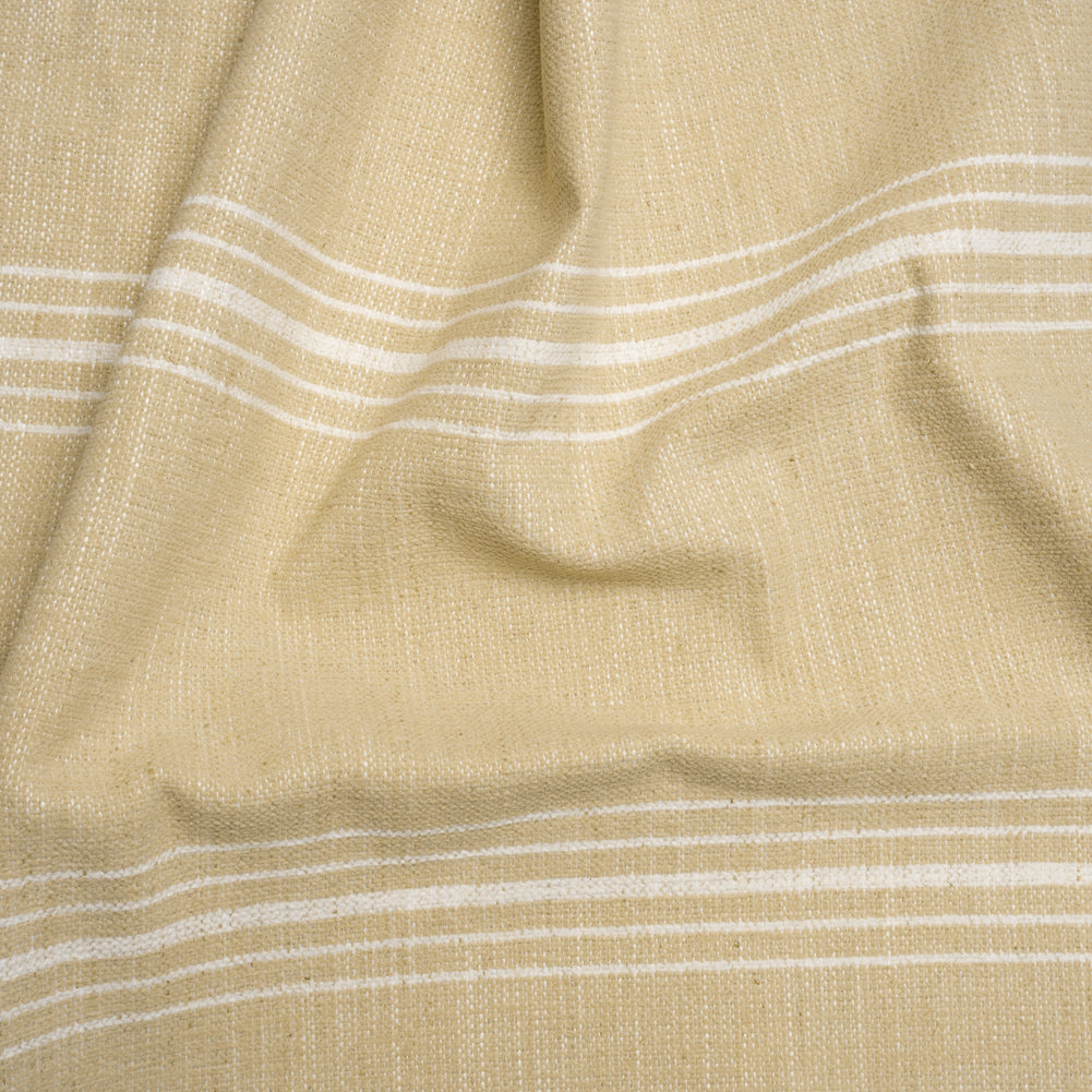 Crypton Sand Striped Stain Resistant Polyester and Linen Chenille Upholstery Woven - Joann Fabrics