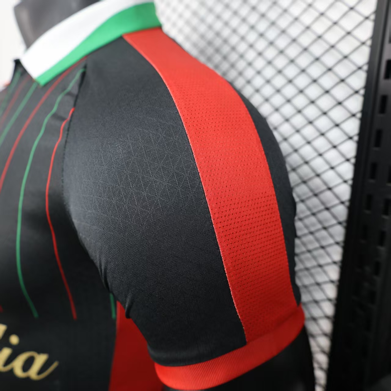 2025/2026 Player Version Palestine Special Edition Black Football Shirt 1:1 Thai Quality