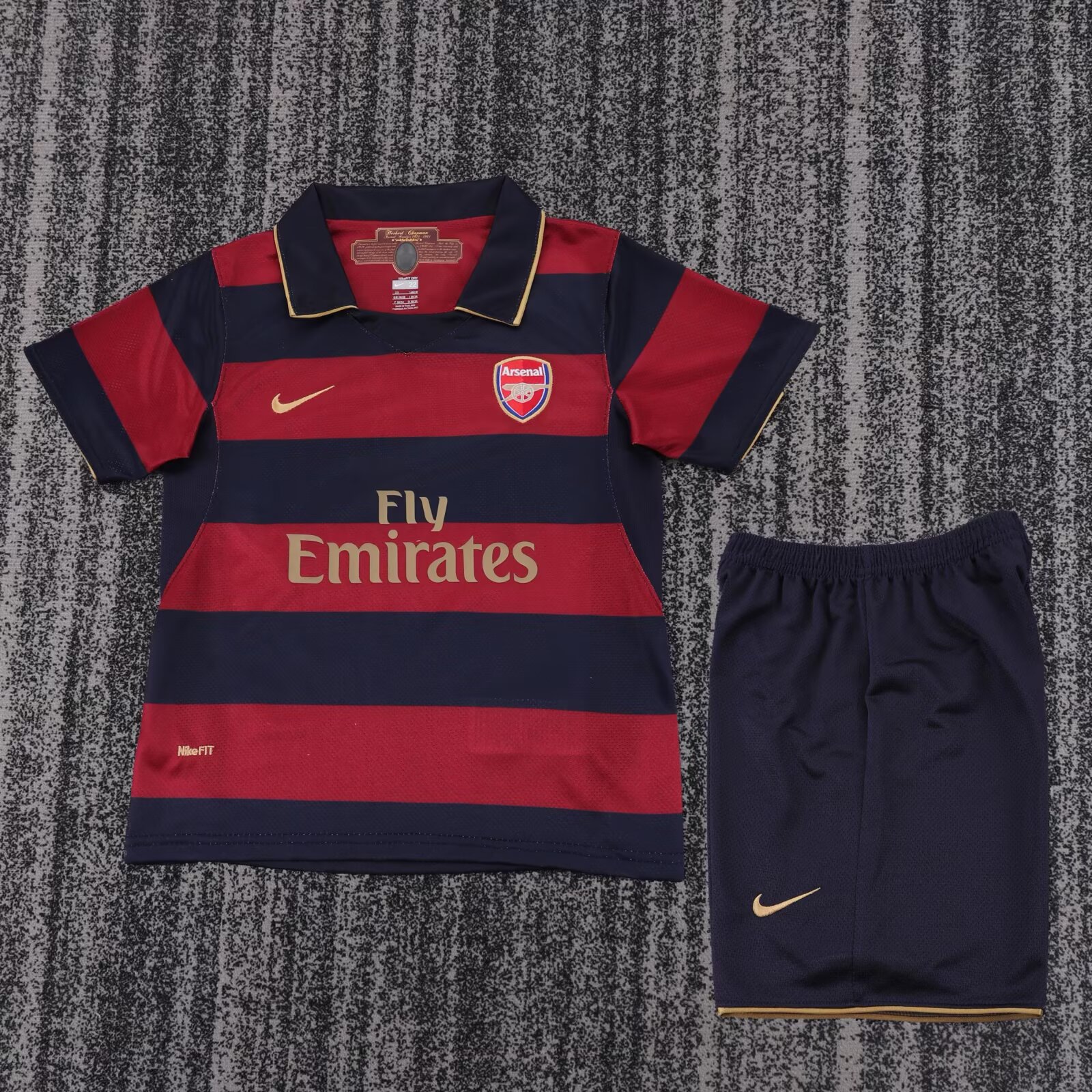 2007/2008 Retro Arsenal Third Away Football Jersey 1:1 Thai Quality Kids Size