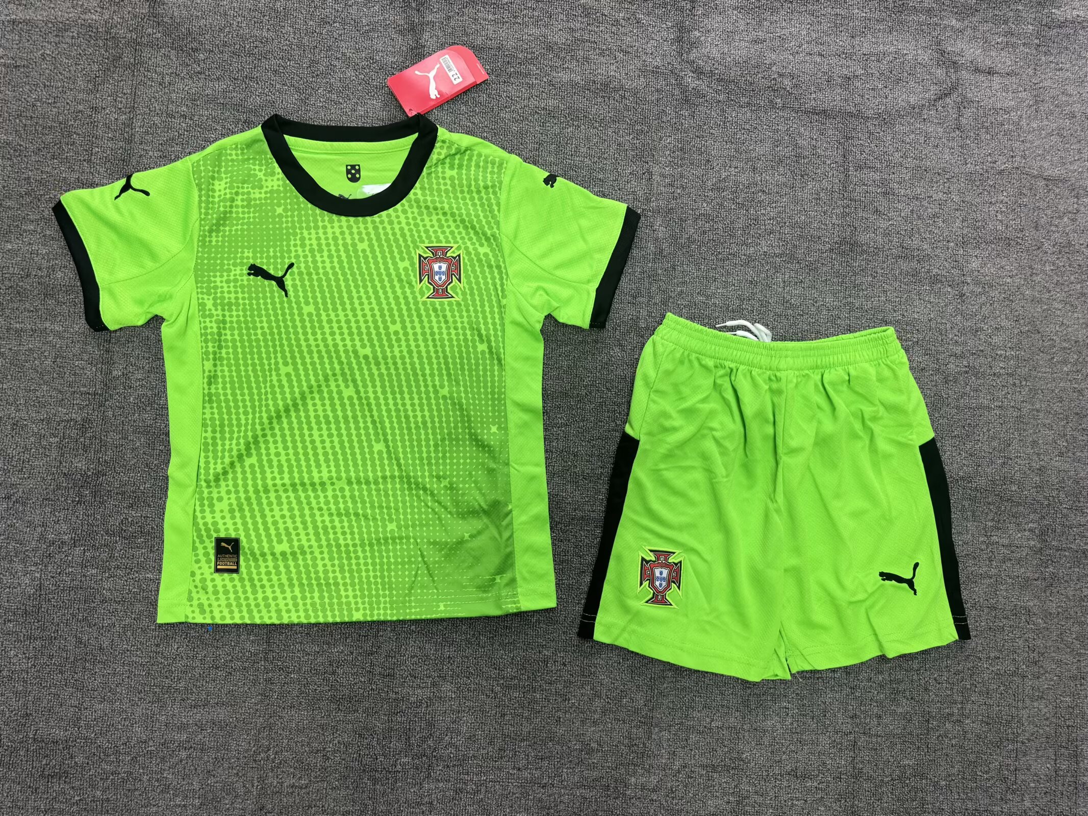 2025/2026 Portugal Goalkeeper National Team Football Jersey 1：1Thai Quality Kids Size
