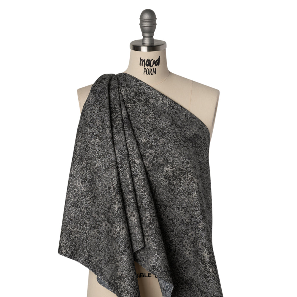 Metallic Printed Quilting Cotton by Northcott - City Fog River Rocks - Shimmer Collection - Joann Fabrics