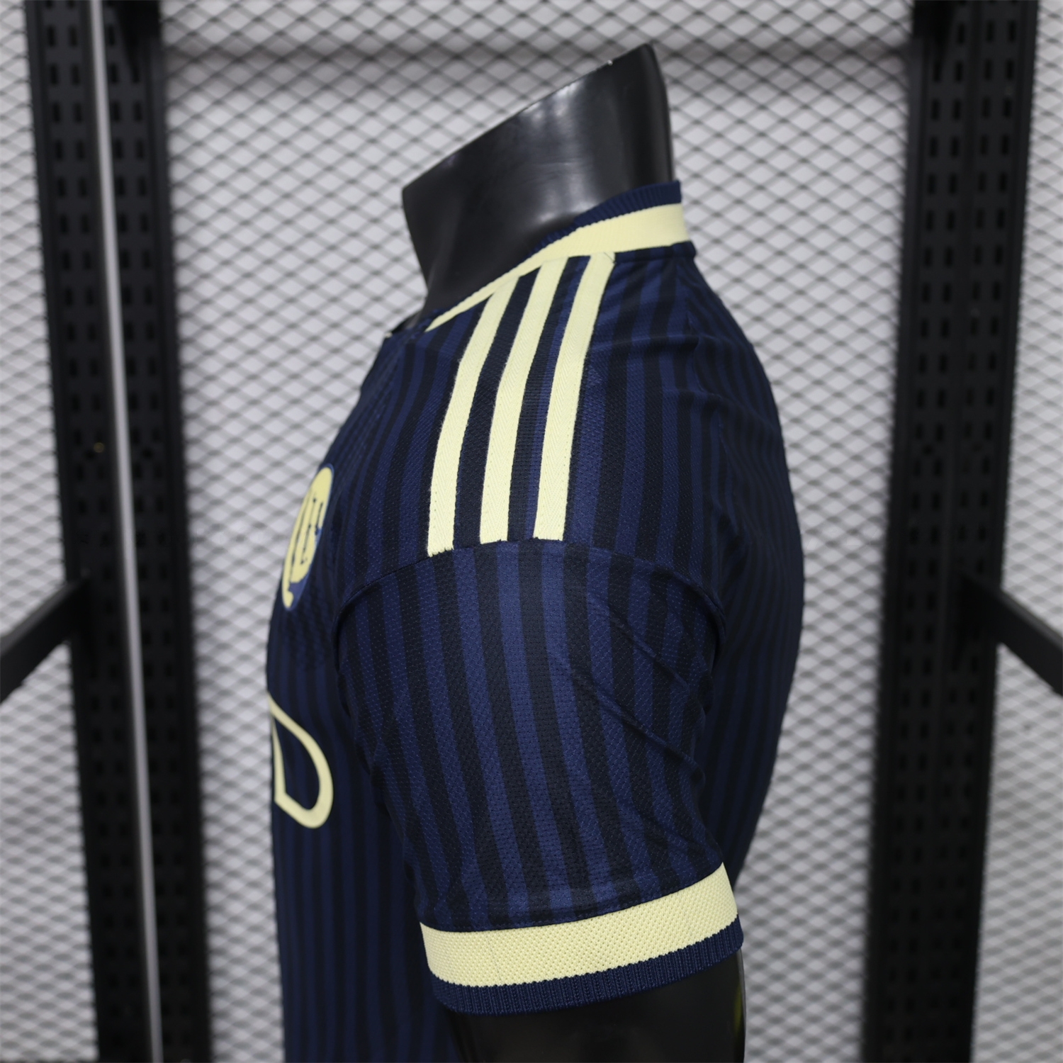 Al Nassr Riyadh Victory 26-27 Away Navy Blue With Sponsors Jersey - Player Version - UnitedFutballJersey