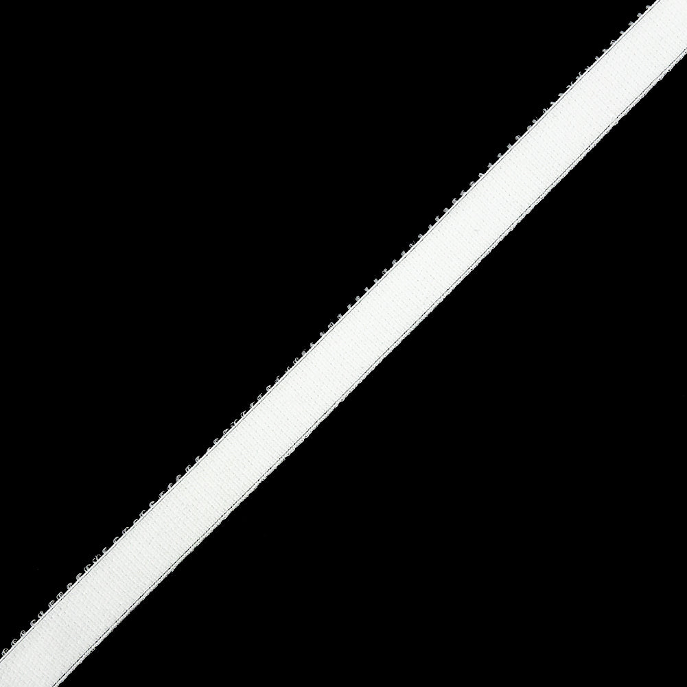 White Frilled Elastic - 0.75