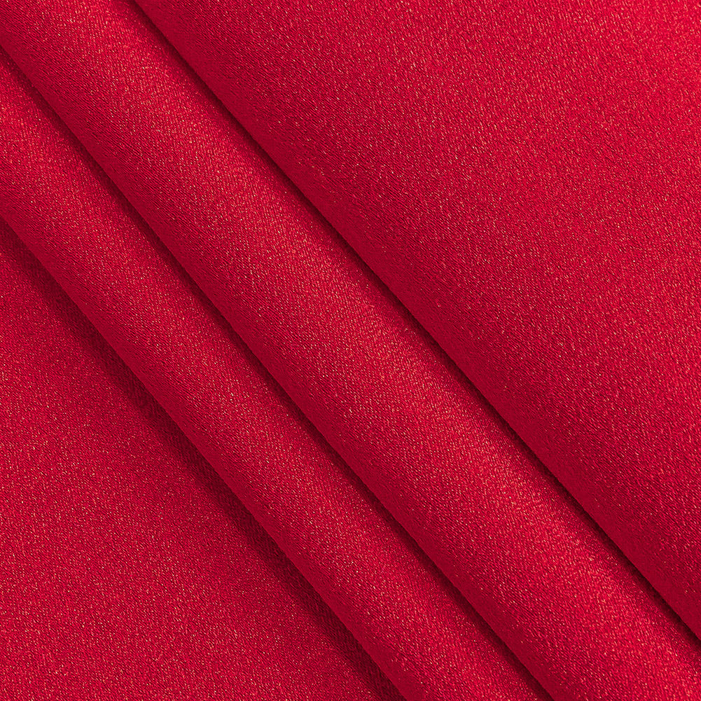 Lux Polyester Crepe Back Satin - Red - Isla Collection - Joann Fabrics