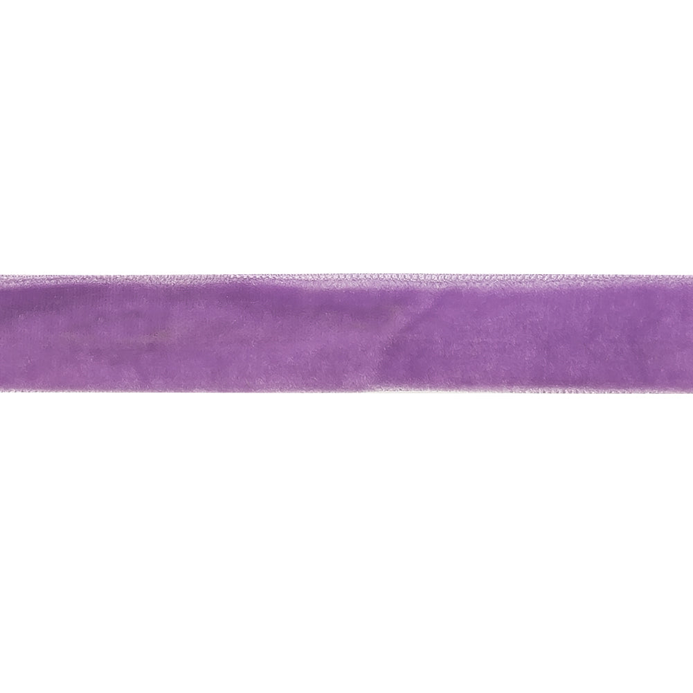 Crocus Single Face Velvet Ribbon - 0.625