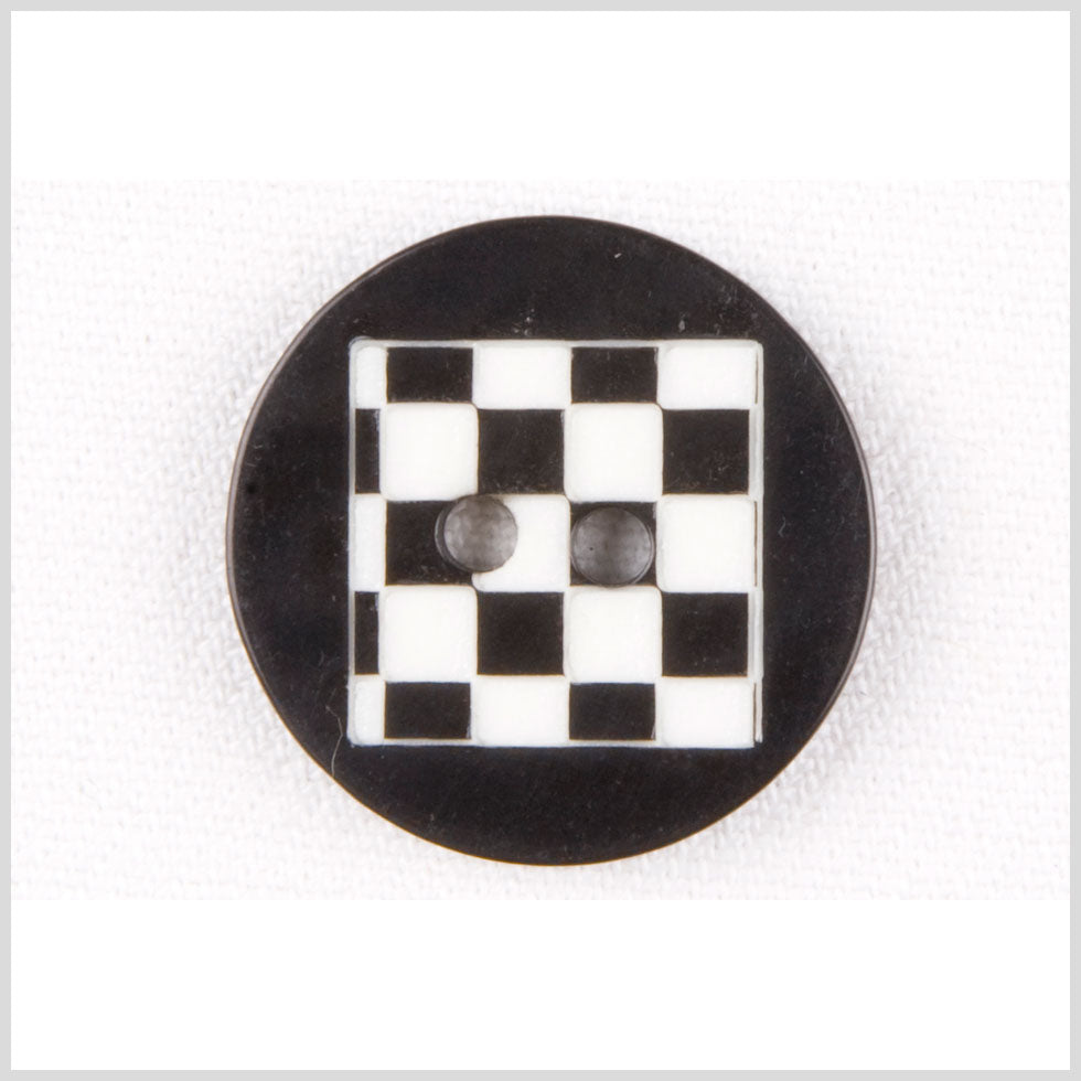Black/White Plastic Button - 40L/25.5mm - Joann Fabrics