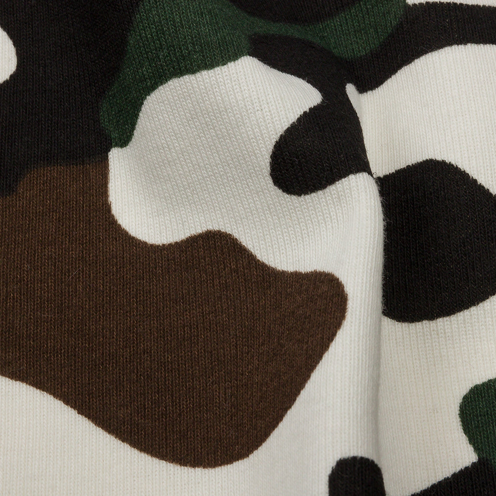 Green, Brown and White Camouflage Cotton Rib Knit - Joann Fabrics