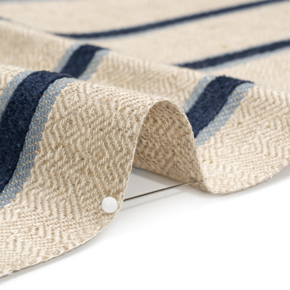 Crypton Midnight Chenille Striped Birdseye Upholstery Twill - Joann Fabrics