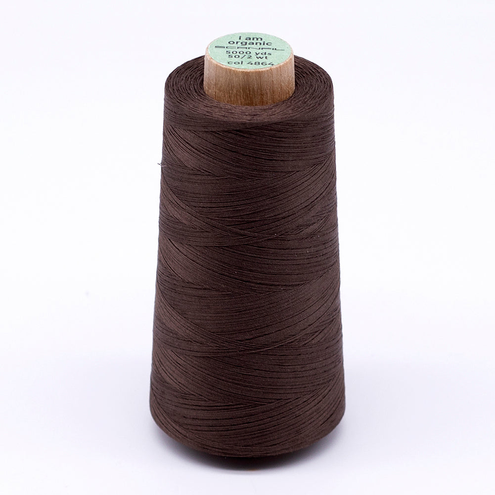 SCANFIL® 50wt Organic Pima Cotton Thread 5000 yd Cones - 4864 Coffee Liqueur - Joann Fabrics