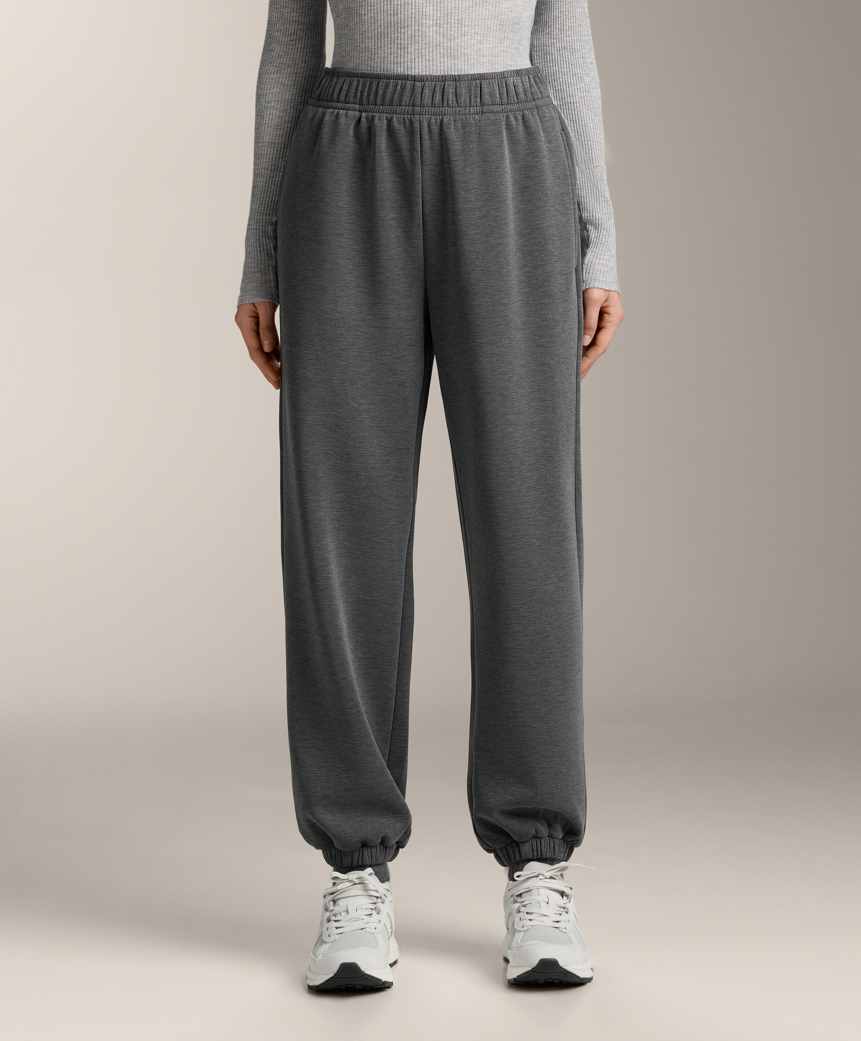 Brushed marl modal joggers