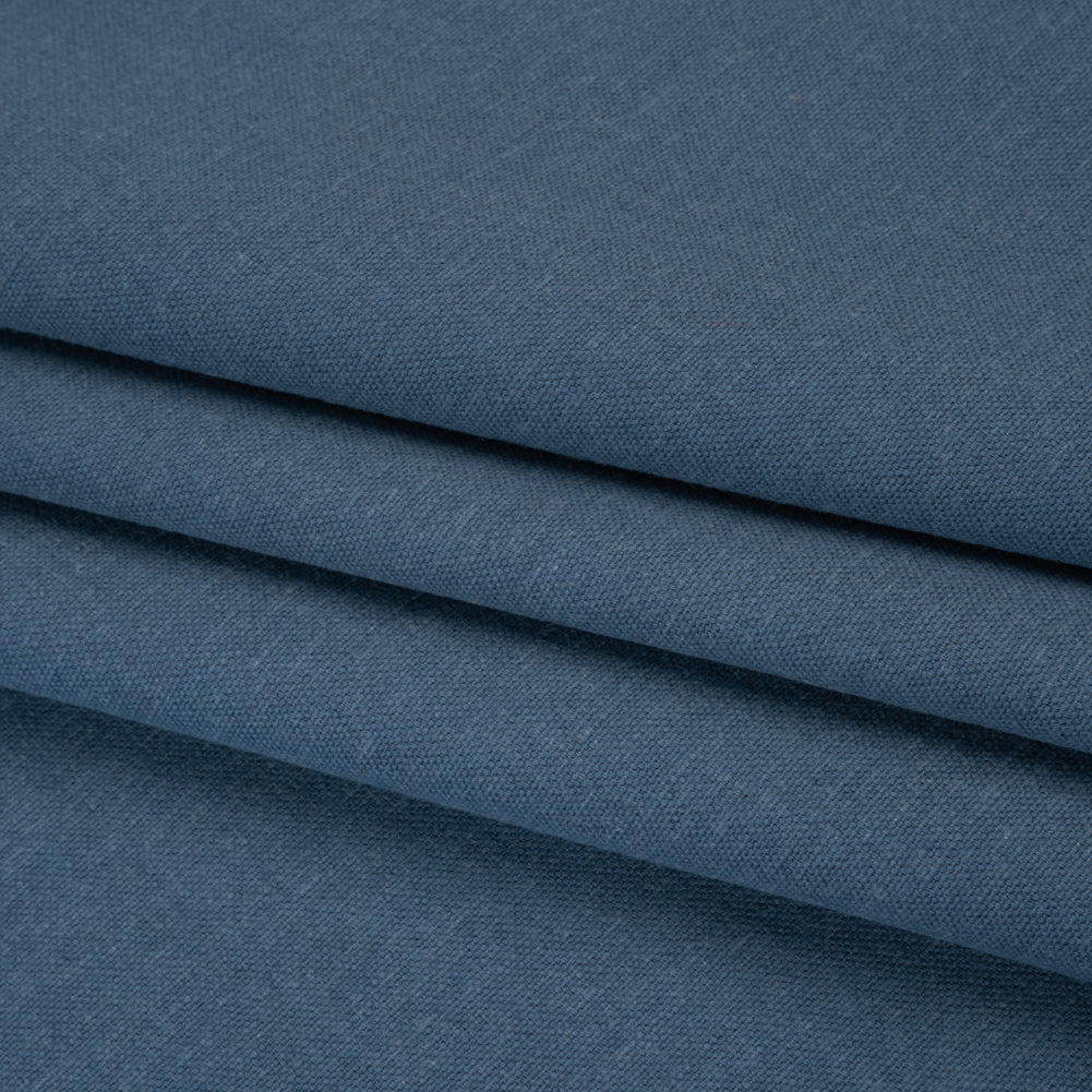 Brushed Cotton and Linen Woven - Navy - British Imported - Joann Fabrics