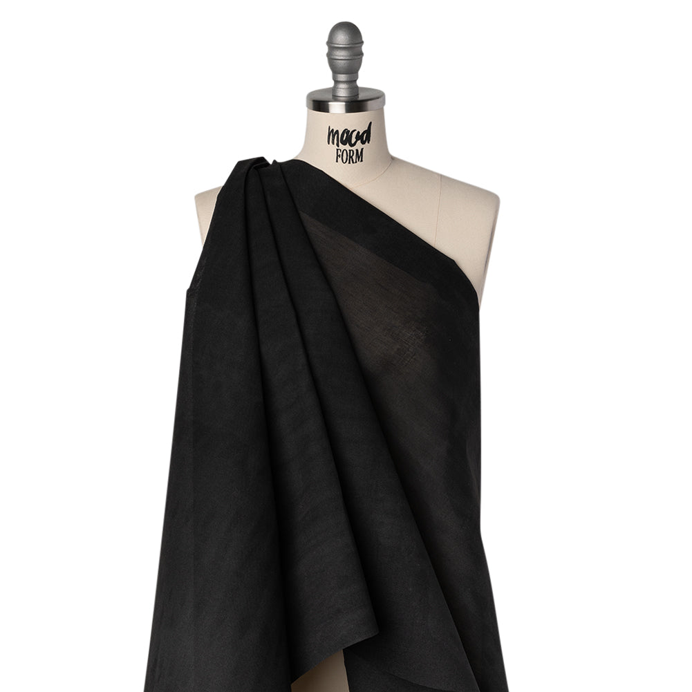 Lightweight Cotton Buckram Interfacing - Black - Deadstock - Joann Fabrics