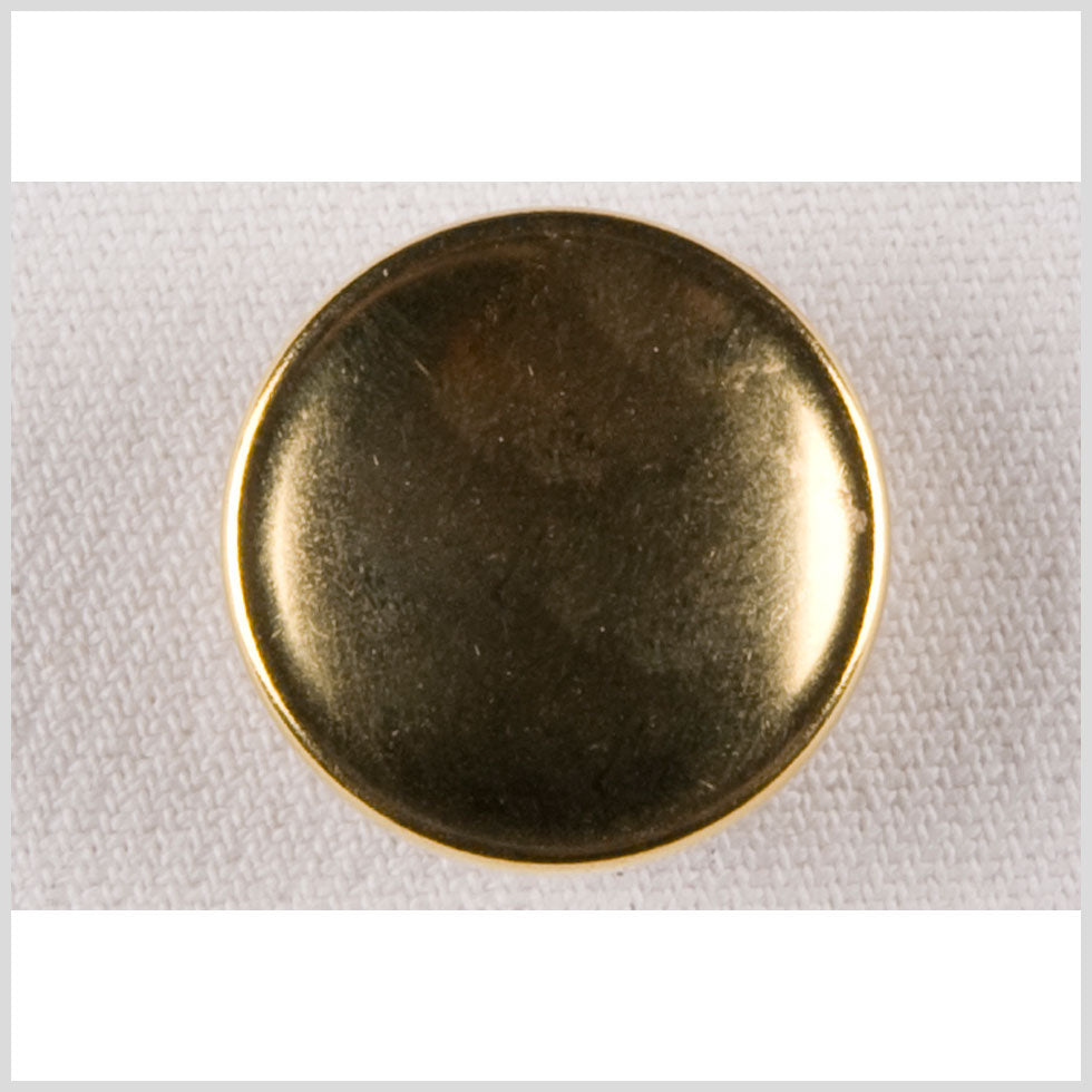 Metal Shank Back Button - 36L/23mm - Gold Low Convex - Joann Fabrics