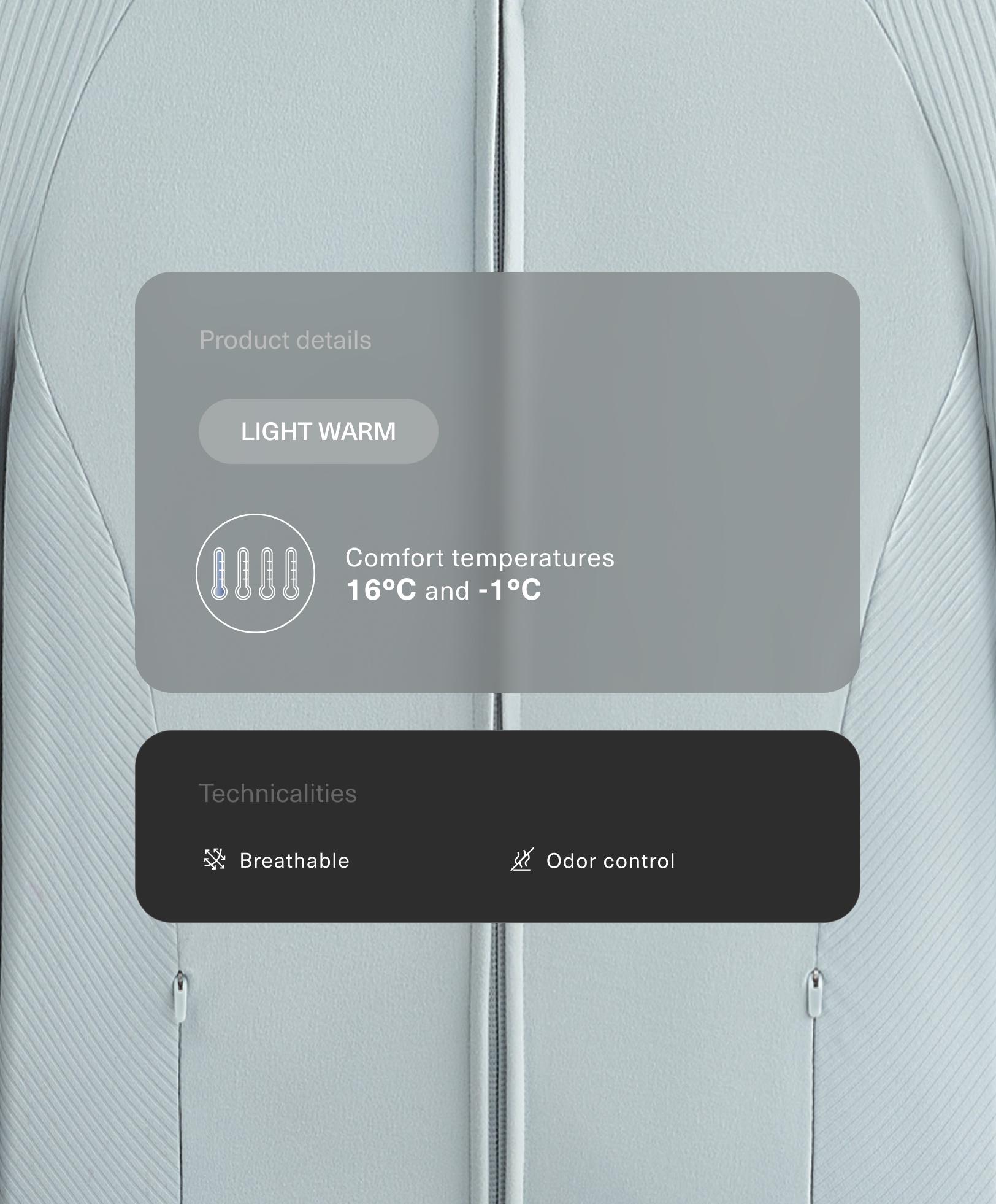 Comfortlux rib technical jacket