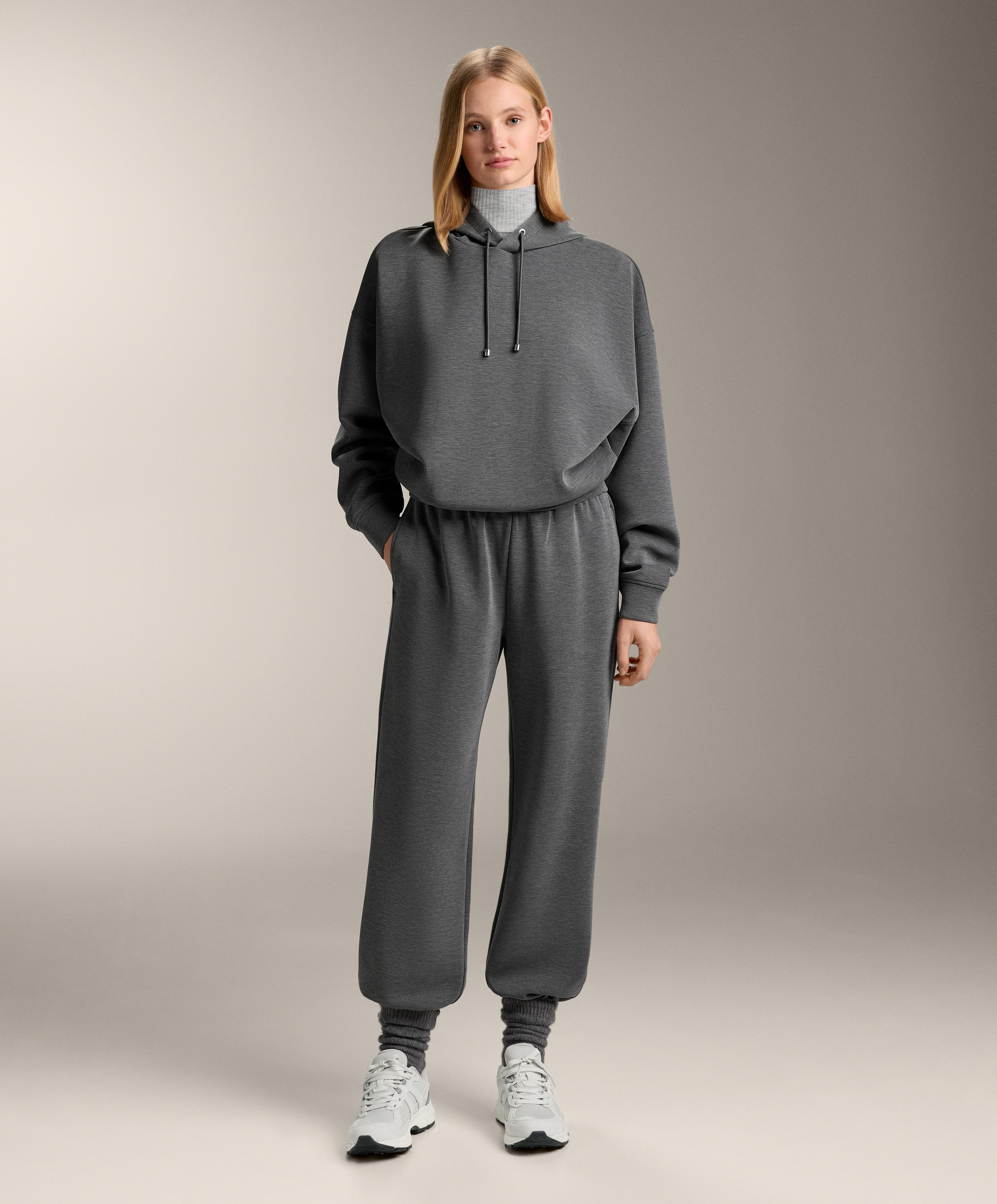 Brushed marl modal joggers