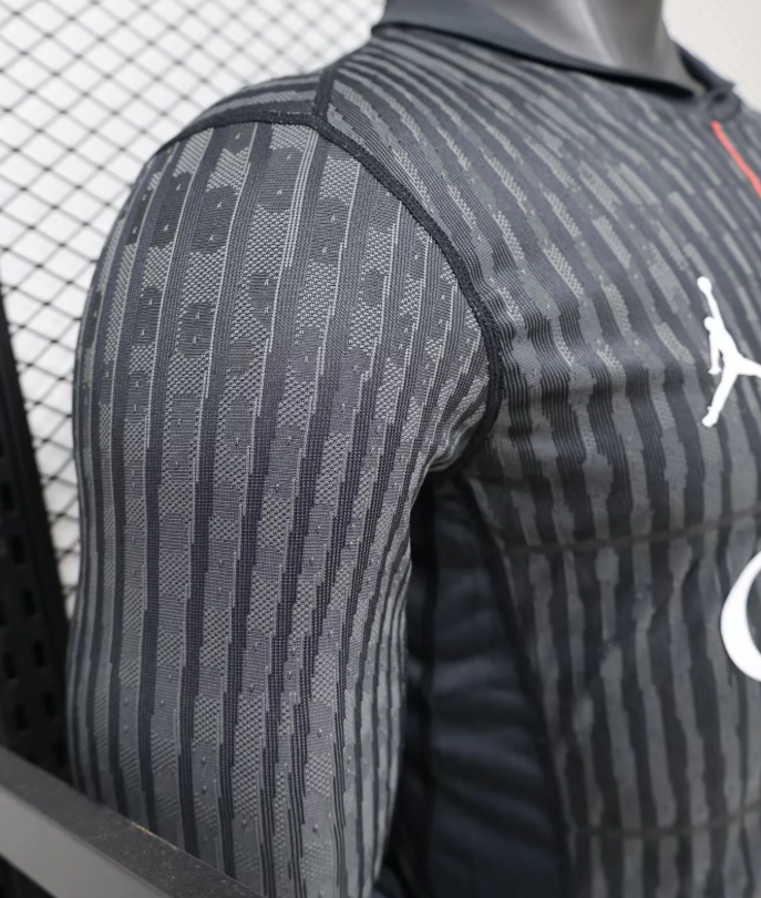 2025/2026 Long Sleeve Player Version Paris Saint-Germain Fourth Away Football Shirt 1:1 Thai Quality