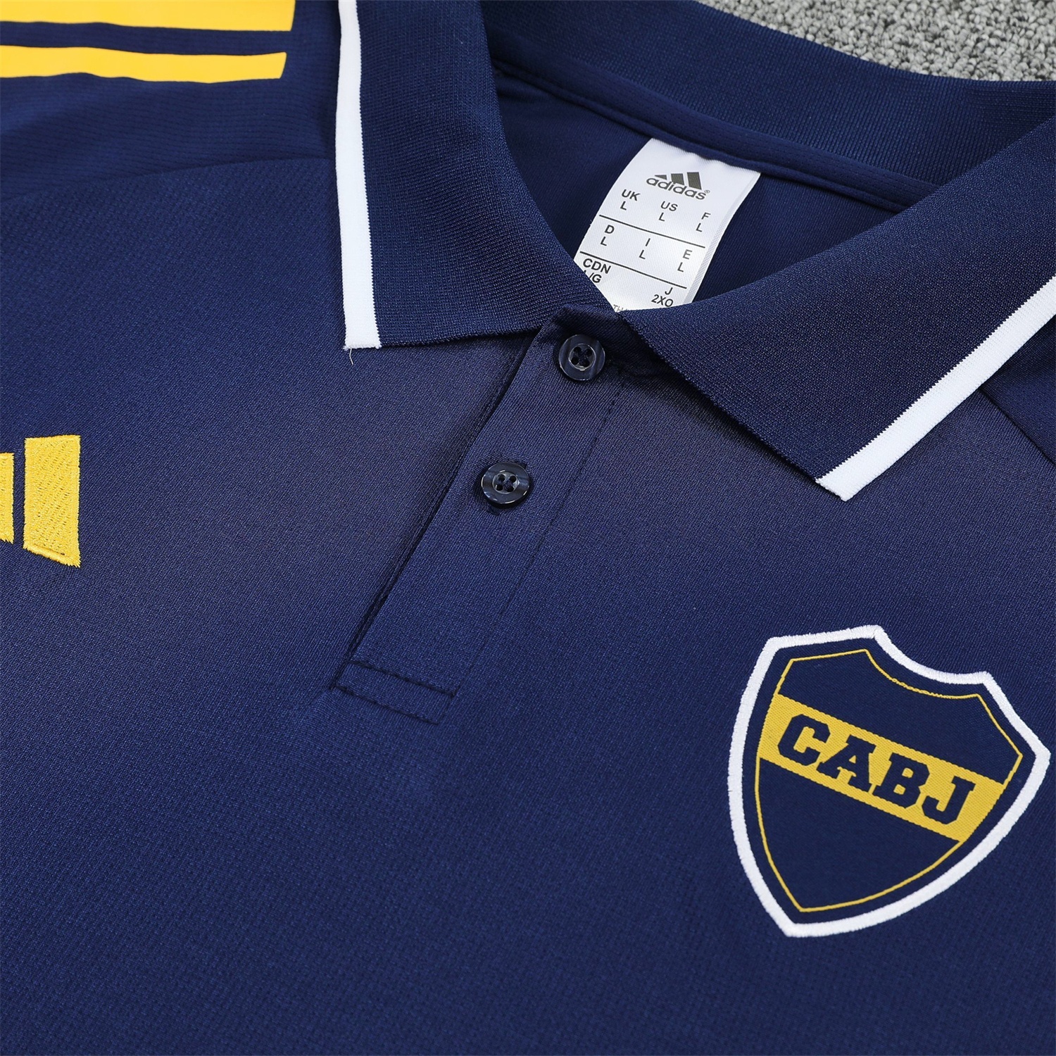 Boca Juniors 25-26 POLO Short-Sleeve Training Set - Dark Blue Top & Shorts - UnitedFutballJersey