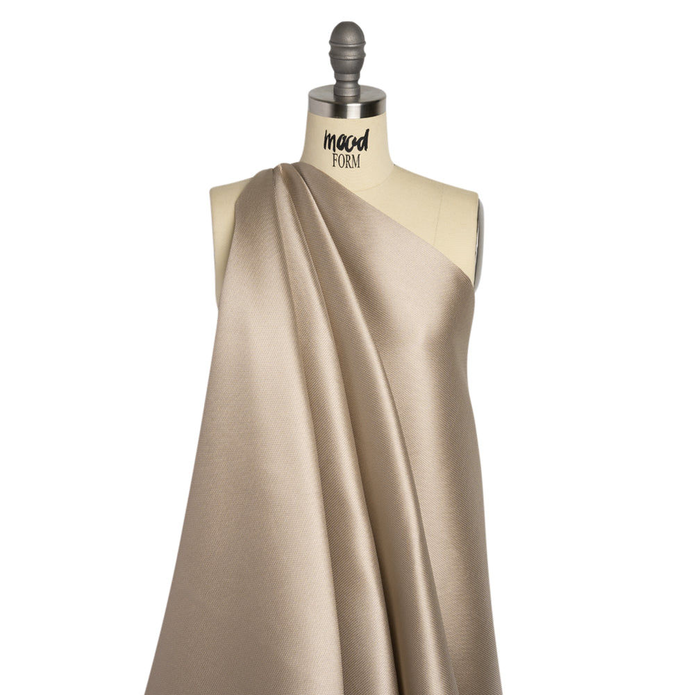 Polyester and Silk Mikado Pique Made in Italy - Doeskin - Premium Collection - Joann Fabrics