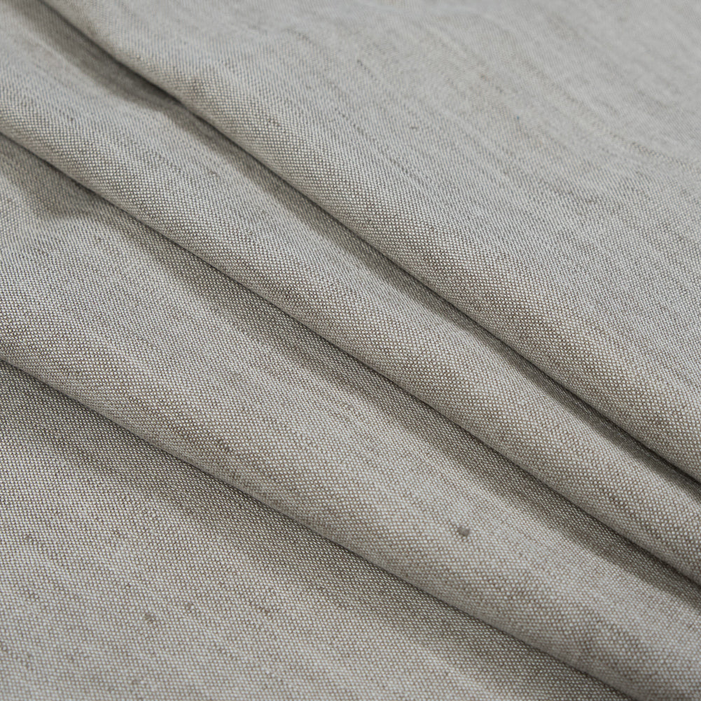 Stretch Linen Woven - Dark Oatmeal - Asturias Collection - Joann Fabrics