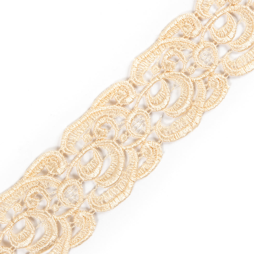 Beige Venise Lace Trim - 2.5