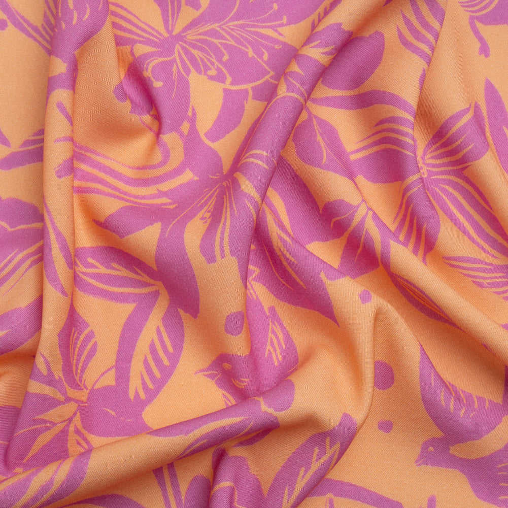 Mood Exclusive Pink Airborne Acoustics Stretch Sustainable Rayon Batiste - Joann Fabrics