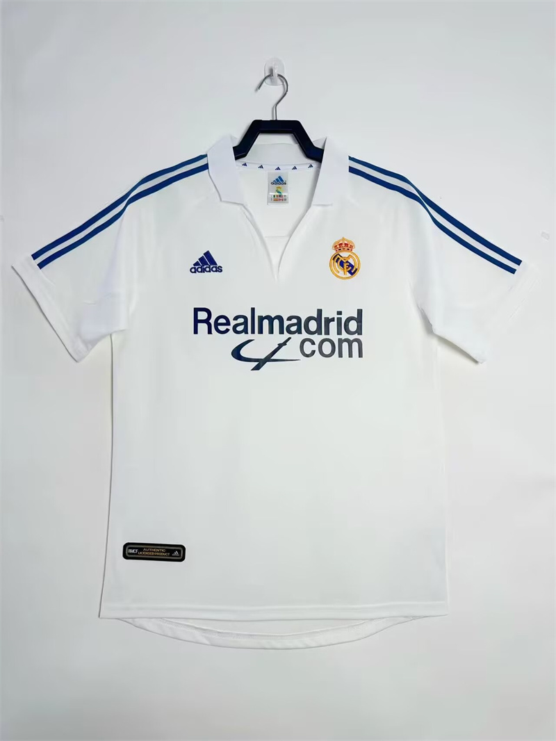 2001/2002 Retro Real Madrid Home Soccer Jersey 1:1 Thai Quality