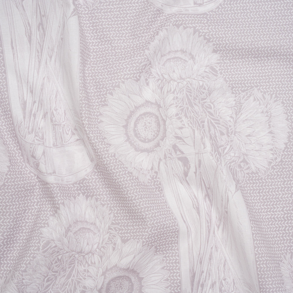 Printed Quilting Cotton by Anna Maria Textiles for Northcott - Breath Sunflowers Floral - Indelible Soft Collection - Joann Fabrics