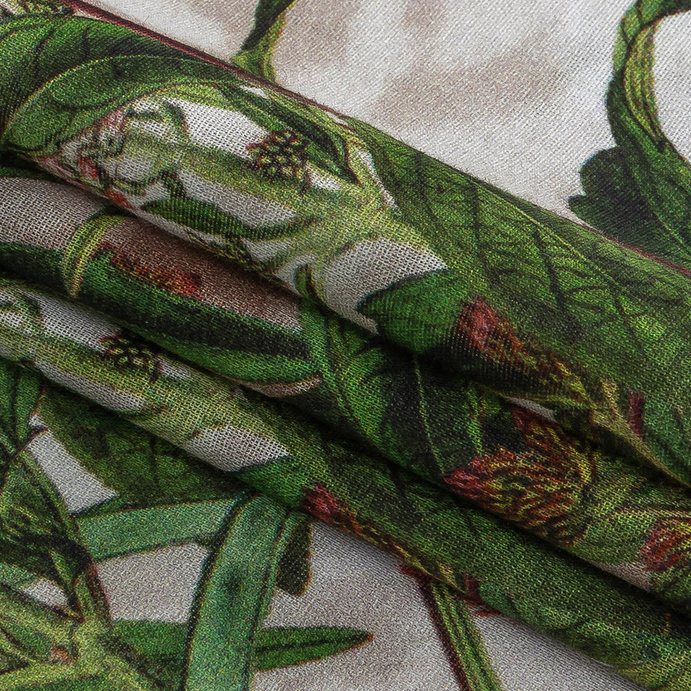 Mercerized Organic Egyptian Cotton Voile - Misty Foliage - Toulouse Collection - Joann Fabrics