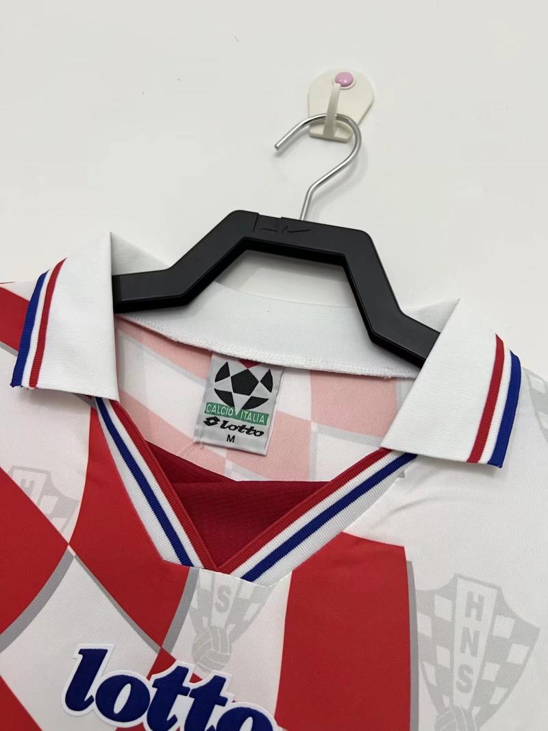 1998 Retro Croatia National Team Home Football Shirt 1:1 Thai Quality