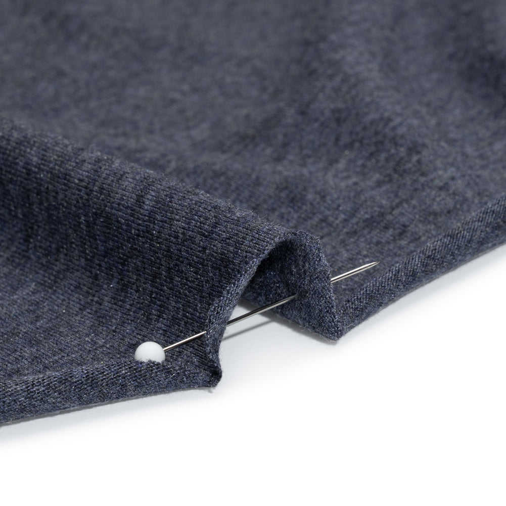 Cotton and Modal Jersey - Heathered Navy Blue - Joann Fabrics