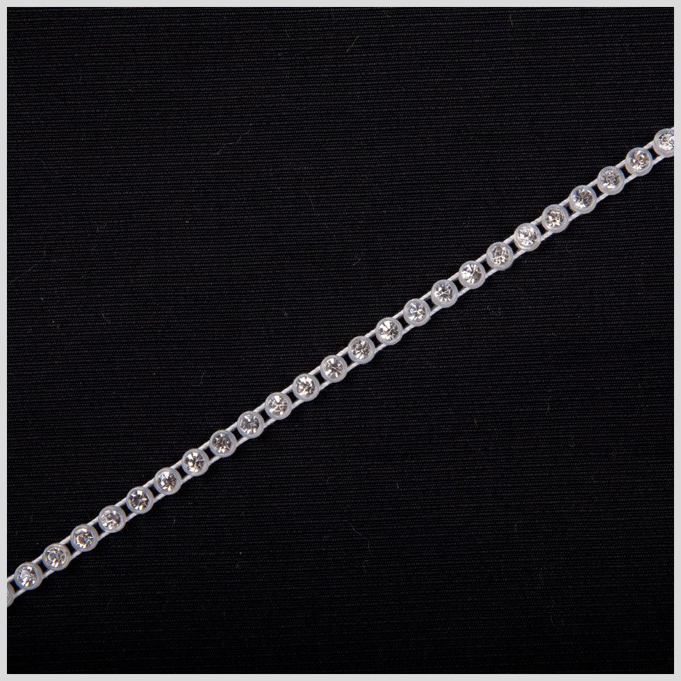 1 Row SS13 Crystal/Silver Metal & Czech Rhinestone - Joann Fabrics