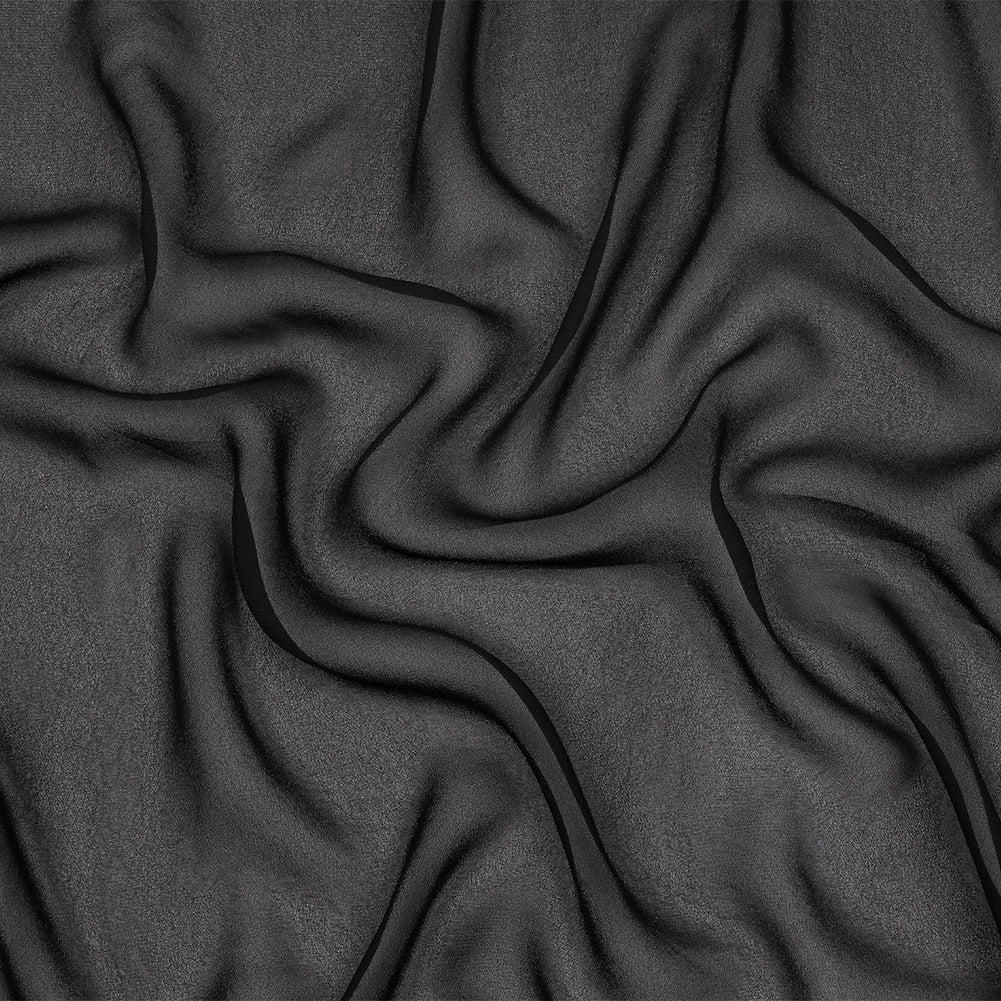 Famous Australian Designer Black Viscose Georgette - Joann Fabrics