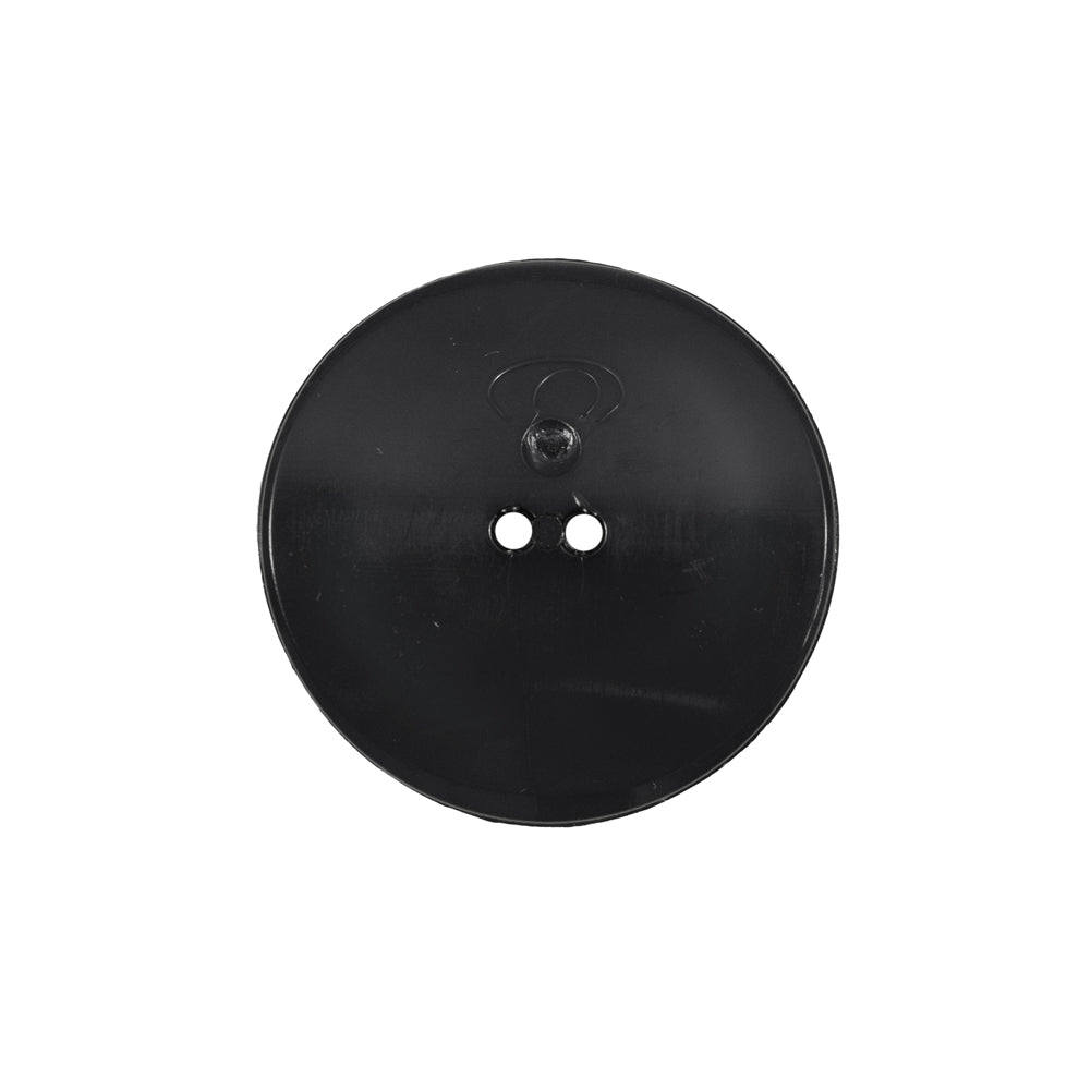 Italian Black Concaved Plastic 2-Hole - 36L/23mm - Joann Fabrics