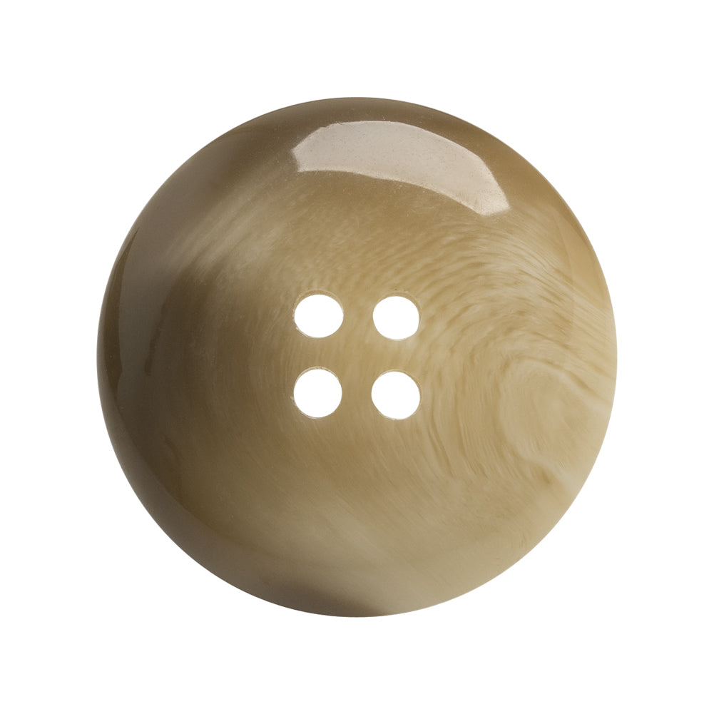 Plastic 4-Hole Button - Taupe and Beige Matte Center Tire Rim - 44L/28mm - Joann Fabrics
